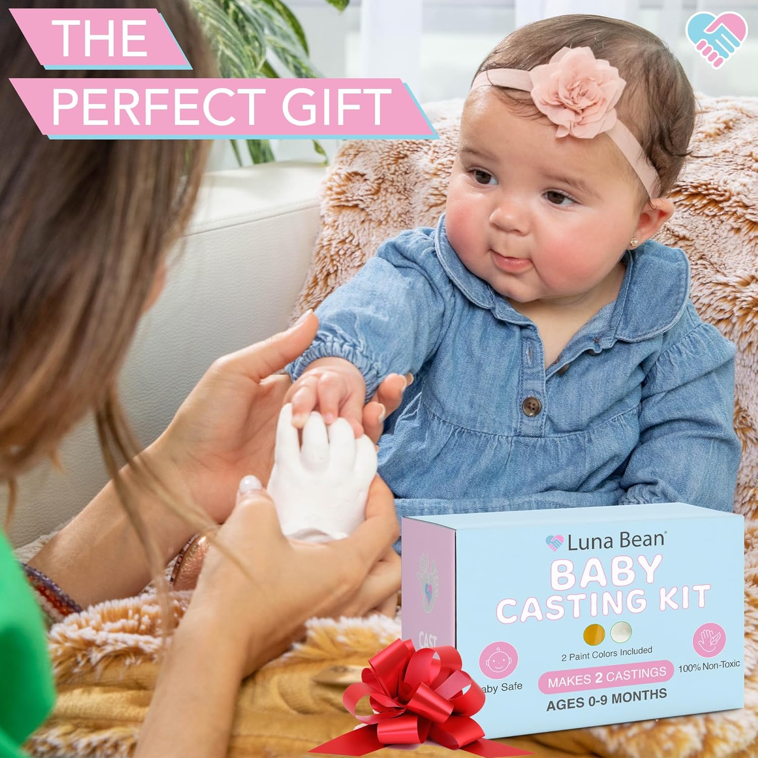 Create Lasting Memories with Our Baby Footprint Casting Kit - A Perfect Keepsake for New Parents