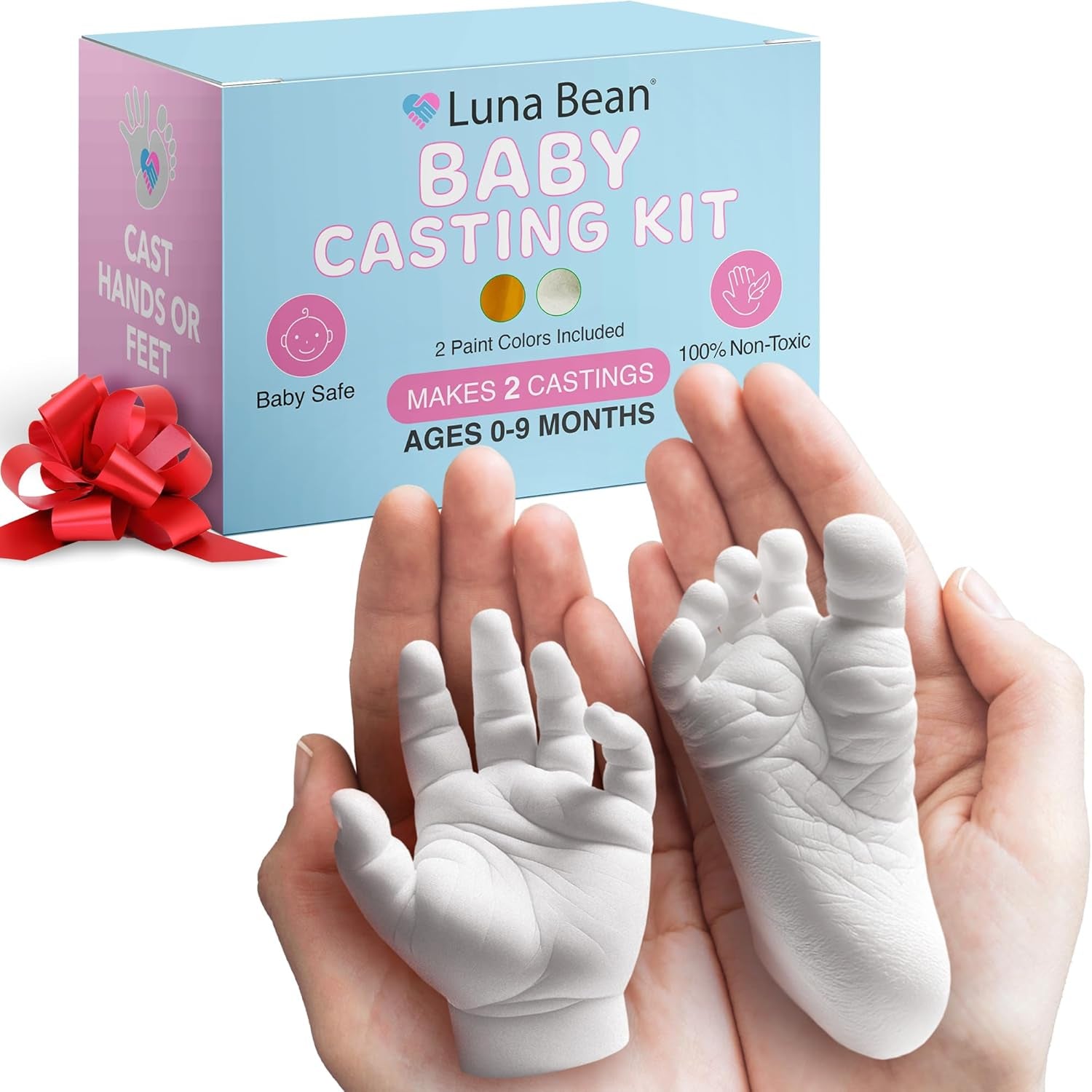 Create Lasting Memories with Our Baby Footprint Casting Kit - A Perfect Keepsake for New Parents