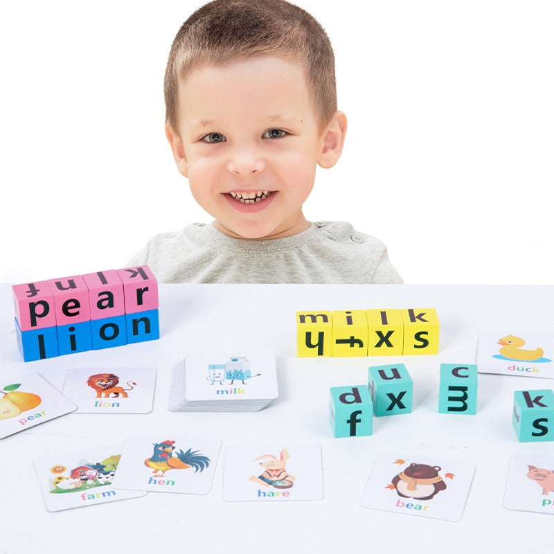 Montessori teaching aids word puzzle game