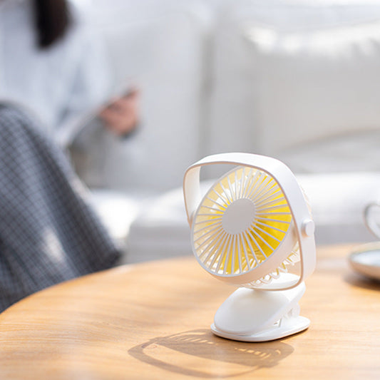 Mini USB Clip Charging Desktop Fan