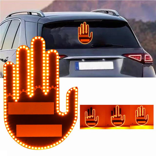 LED Car Finger Light with Remote - Gesture Modes