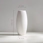 Modern Minimalist White Hemp Rope Ceramic Vase