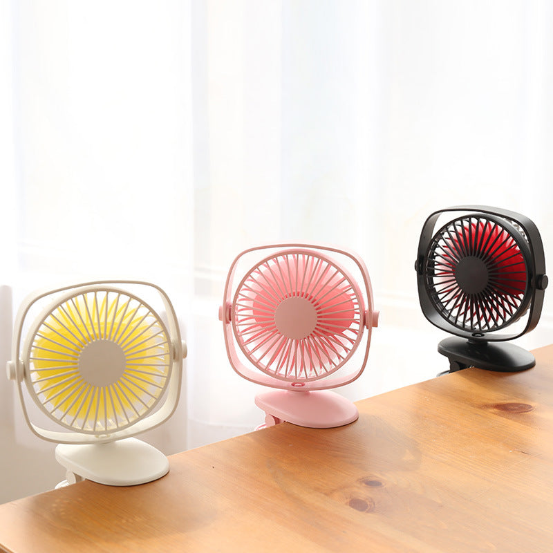 Mini USB Clip Charging Desktop Fan