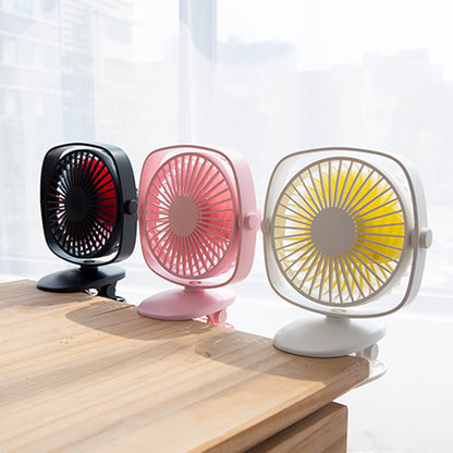 Mini USB Clip Charging Desktop Fan