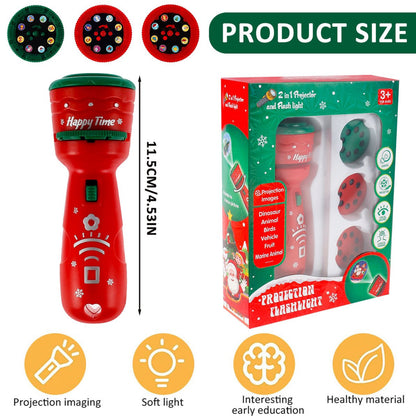 Christmas Flashlight Educational Kids Toy