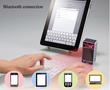 Portable Wireless Virtual Projection keyboard