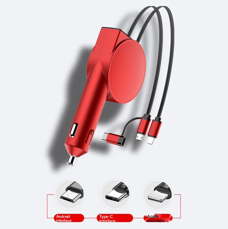 3-in-1 Car Charger 60W Super Fast Charger