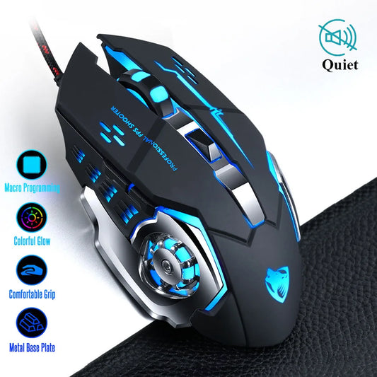 Pro Gamer Gaming Mouse 8D 3200DPI Adjustable Wired