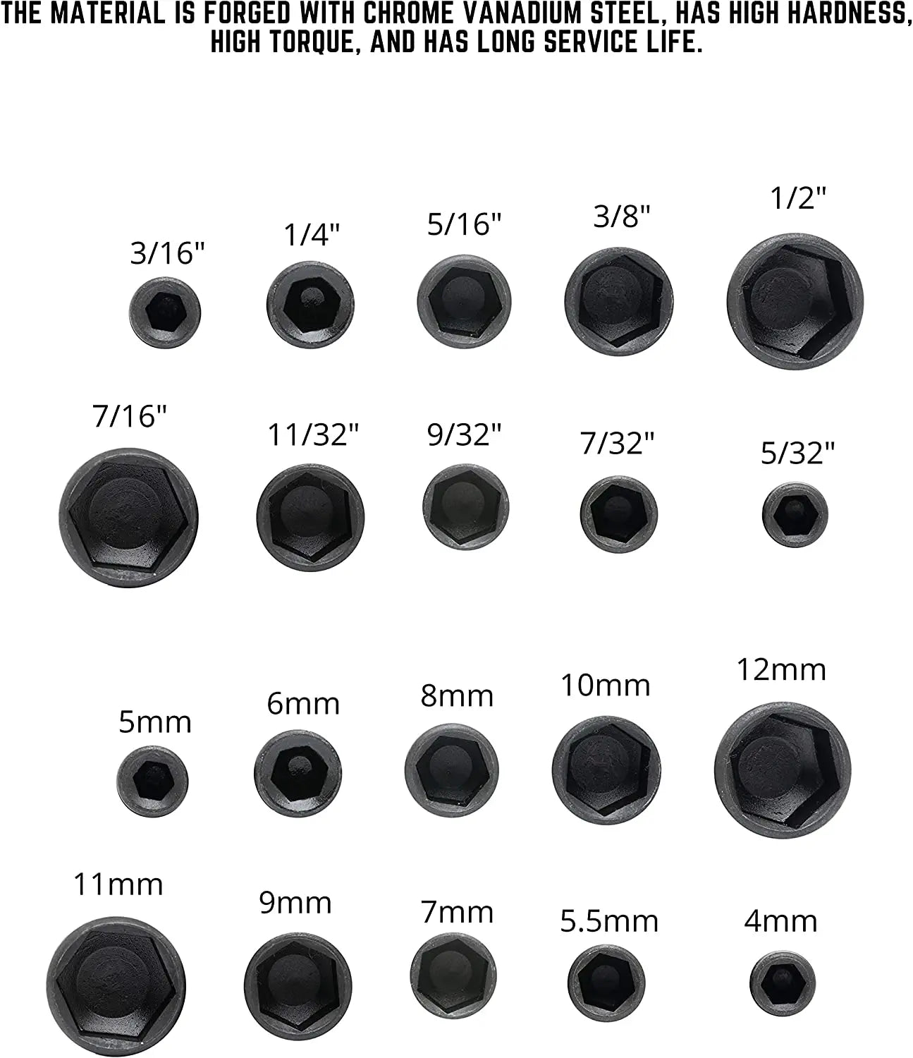 Sockets Sleeve Nozzles Nut Driver Set