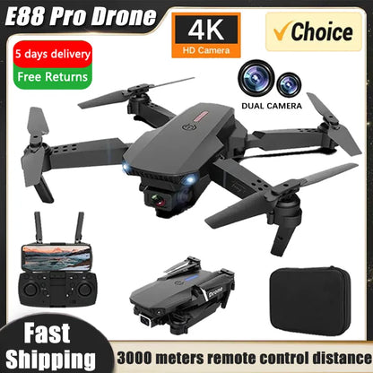 Professional Drone - 4K, 1080P Wide Angle, Dual HD Camera