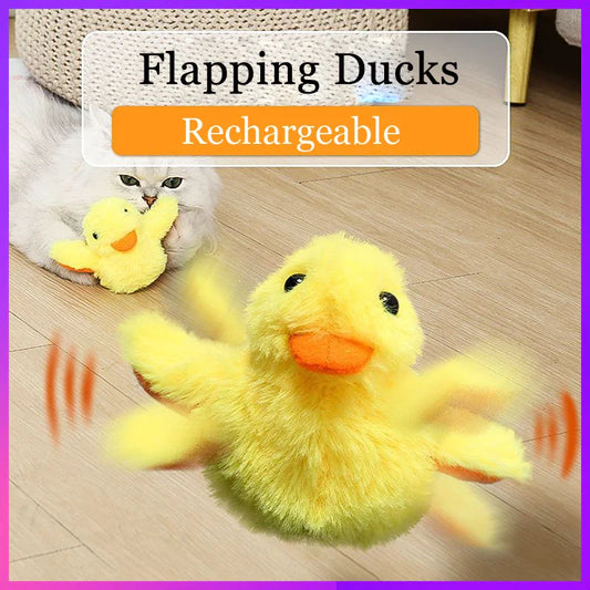 Interactive Electric Duck Toy for Cats