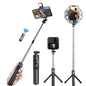 360° Rotation Selfie Stick Tripod with Wireless Remote for iPhone & Android Phone