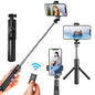 360° Rotation Selfie Stick Tripod with Wireless Remote for iPhone & Android Phone