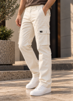 6 Pocket Cream Cargo - Image 2