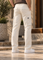 6 Pocket Cream Cargo - Image 3