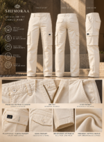 6 Pocket Cream Cargo - Image 4