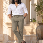 Straight Fit Formal Pants