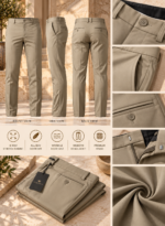 Straight Fit Formal Pants - Image 4