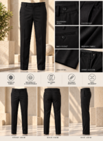 Straight Fit Formal Pants - Image 4