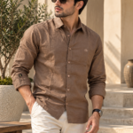 Brown Linen Shirt