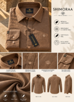 Brown Cotton Linen Shirt - Image 4