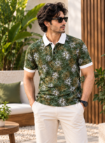 Printed Polo T-Shirt