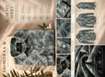 Botanical Print Gray Full-Sleeve Shirt - Image 4