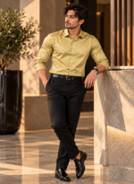 Desert Cream Satin Shirt - Image 3