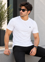 Solid Round Neck T-Shirt - Image 2