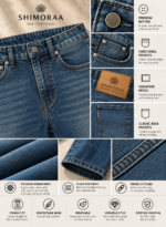 Blue Green Washed Straight Fit Jeans - Image 4