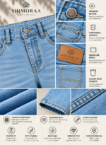 Light Blue Comfort Fit Jeans - Image 4