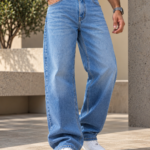 Light Blue Baggy Fit Jeans